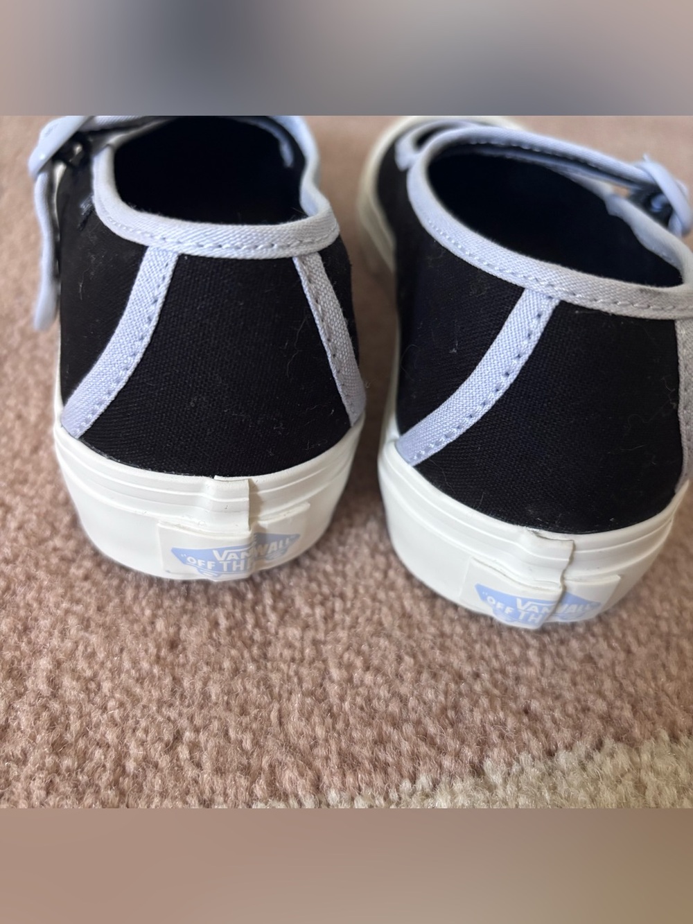 NEW Vans Mary Jane Black Canvas Skate Shoes Sneakers Women Size 7 Retro - Picture 4 of 6